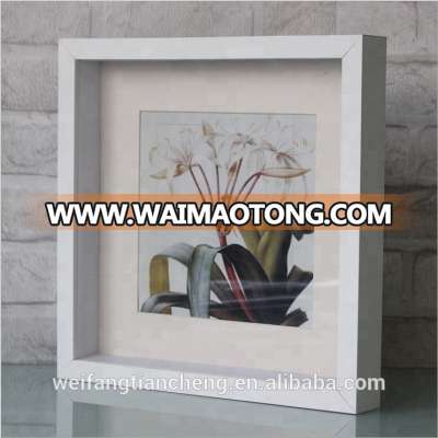 Black & White wooden shadow box 4x4 5x5 6x6 7x7 8x8 10x10 picture frames