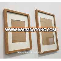 A3 A4 wholesale wood certificate frame with passpartout